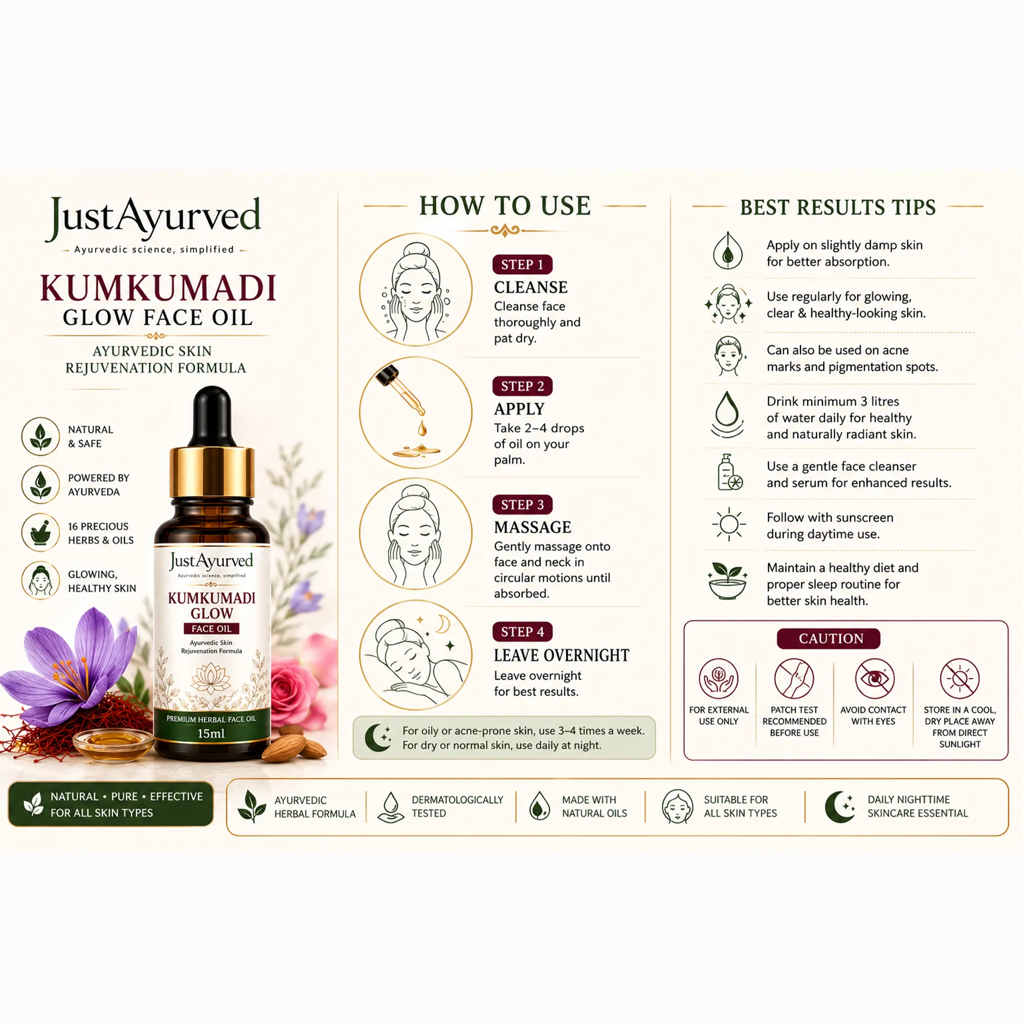 Kumkumadi Glow Face Oil