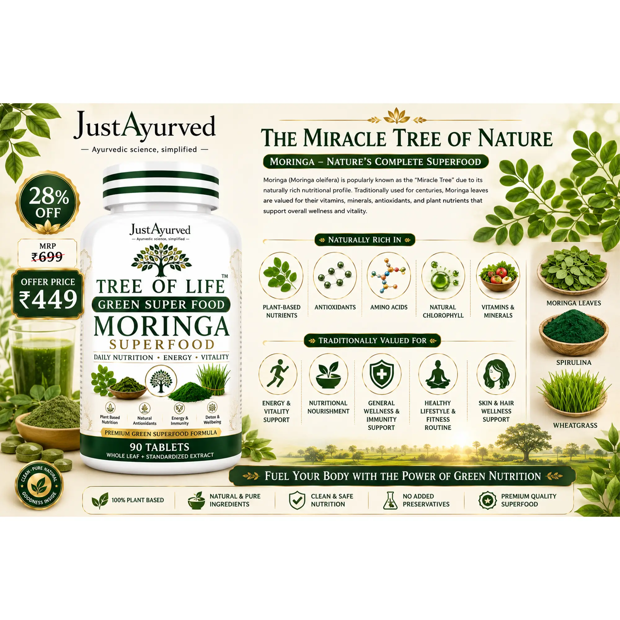 Moringa Superfood Tablet