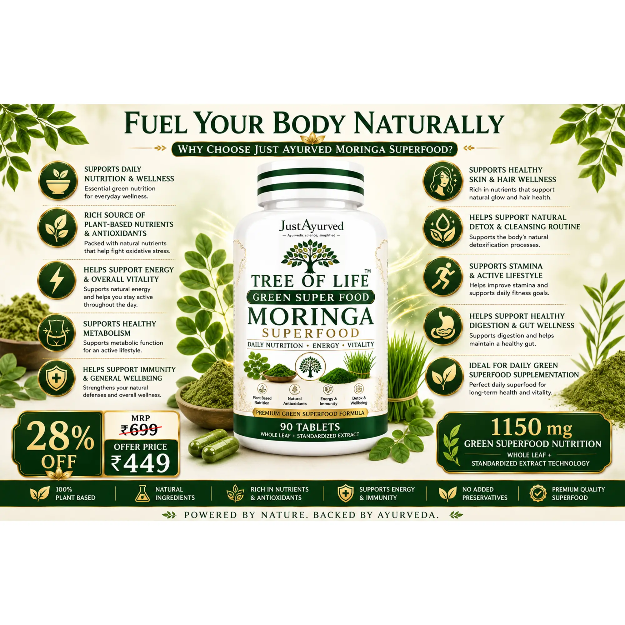 Moringa Superfood Tablet